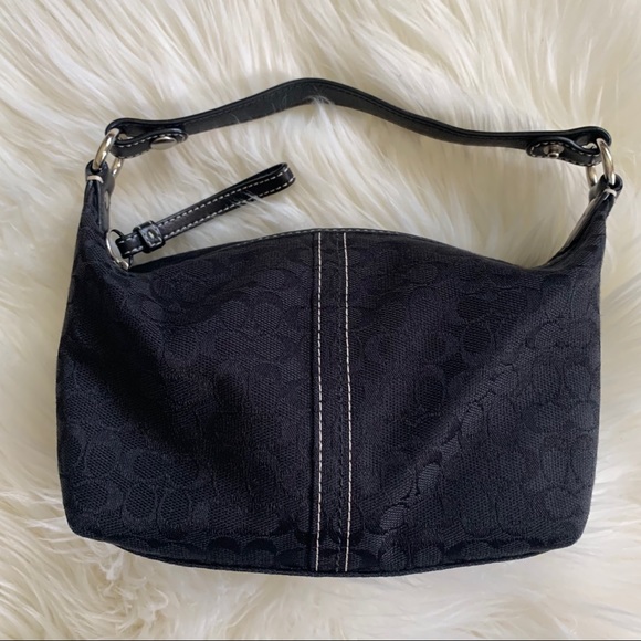 Authentic Coach Black Canvas Handbag - Picture 5 of 5